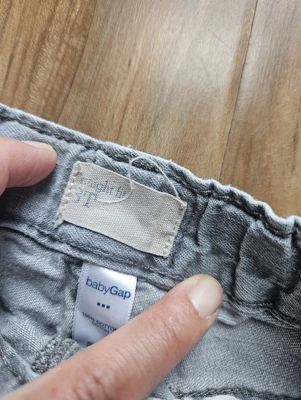GAP Light Gray Relaxed Jeans 3t